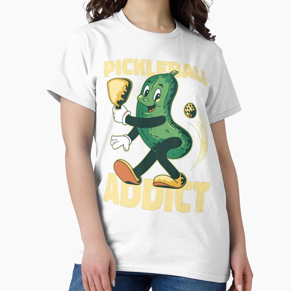 Funny Pickleball Addict | Pickleball Player Humor | Paddle Sports Obsession Design by ronakris009