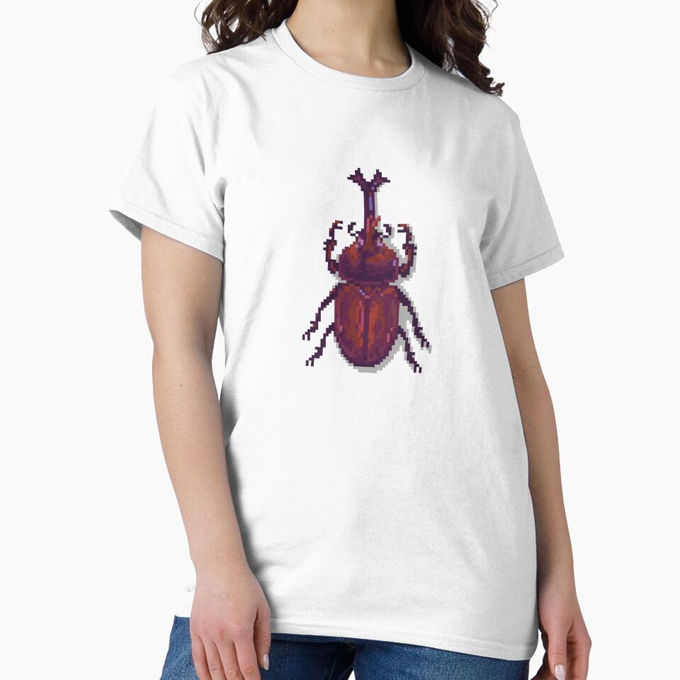 Pixel art beetle nº 50 by Kanistamps