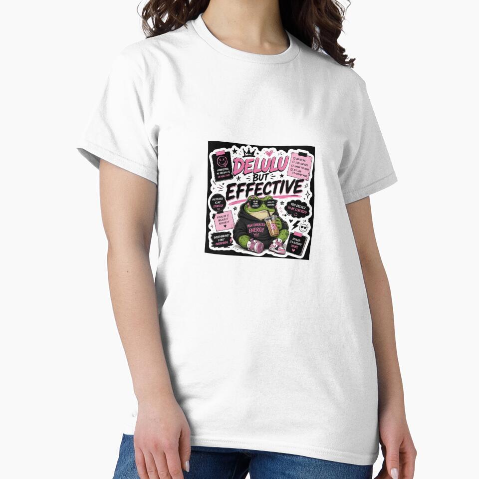 Delulu But Effective | Main Character Energy Gen Z Sticker by Ananyamalik12