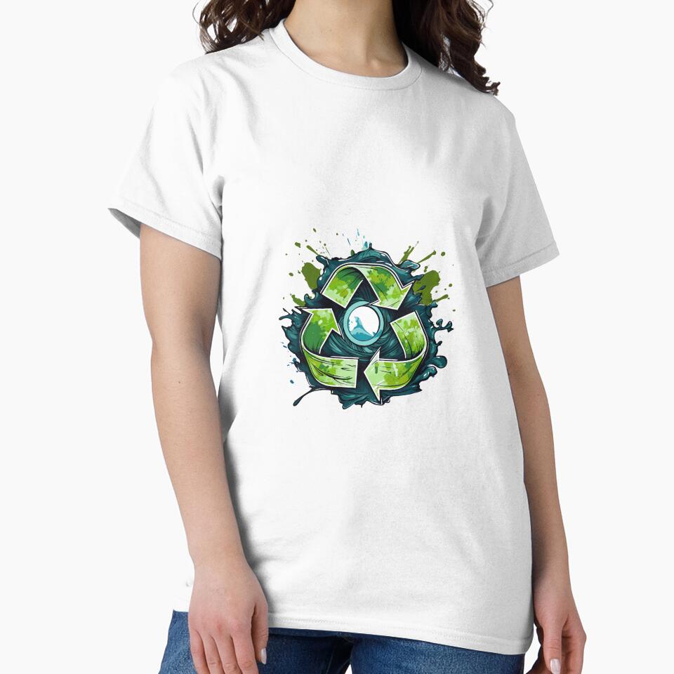 Recycling Symbol: Save The Oceans! by HausCrafted