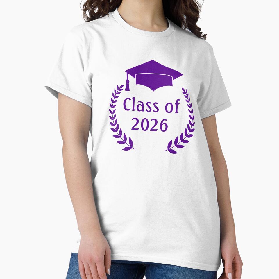 Graduation 2026 Purple Laurel by Harkins-House