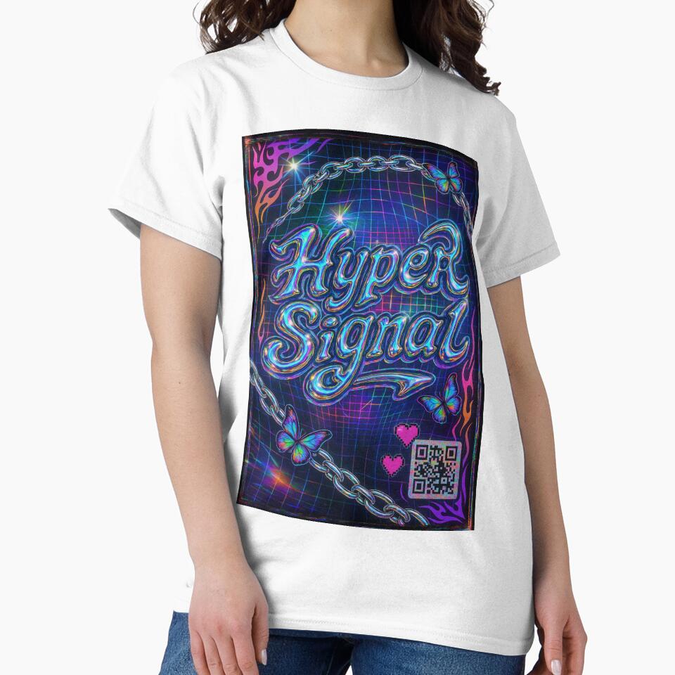 Hyper Signal — Neon Y2K Chrome by Savannarojas