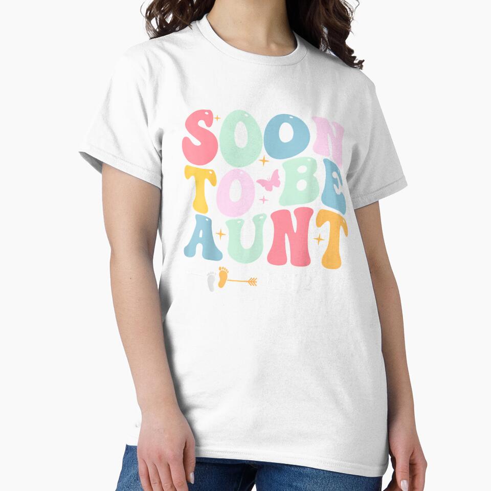 Funny Aunt 2026 Promoted to Auntie Soon to Be Aunt Est 2026 by Goleon12