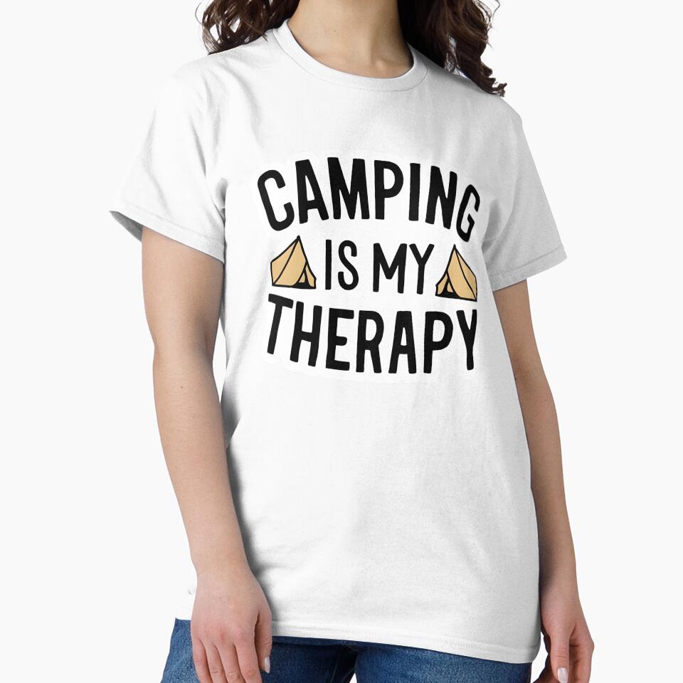 Camping Is My Therapy: Nature's Healing Embrace by Pattern-Parade