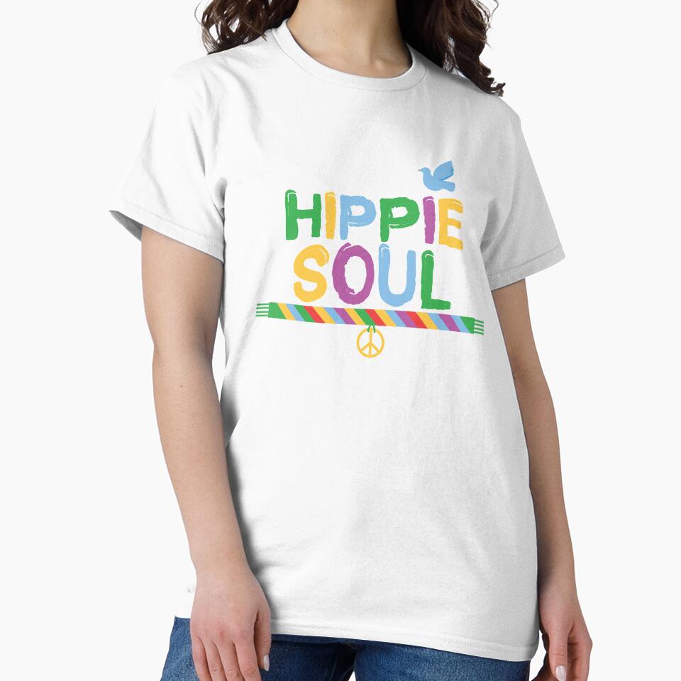 Hippie Soul Funny Hippie Freedom Lifestyle gift by patroart
