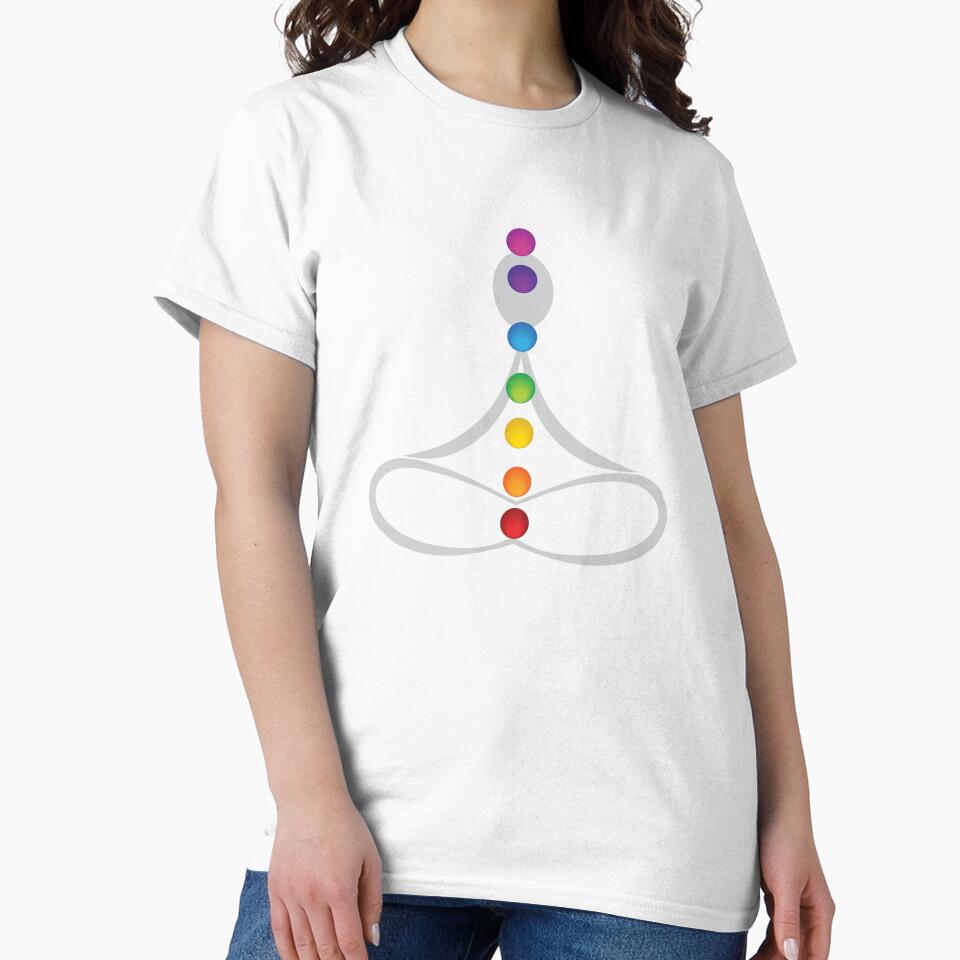 7 Chakra Centers Abstract Silhouette Art - 22 GWB by chakraplaza