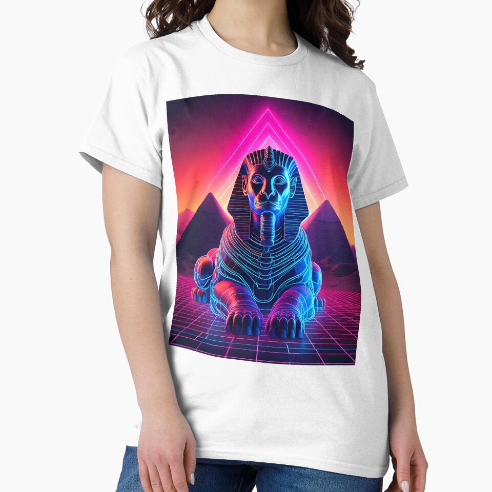 Vaporwave Sphinx by Unwind-Art-Work
