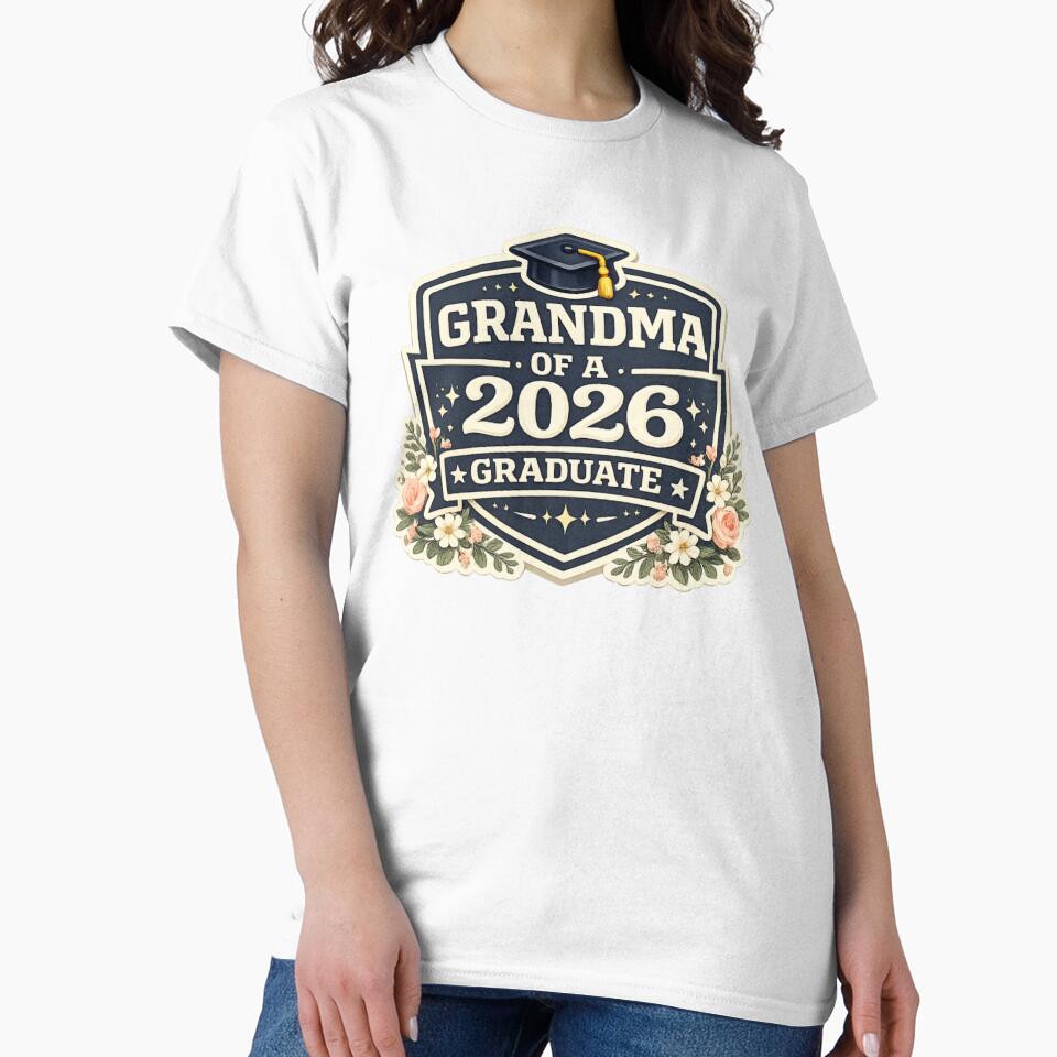 Grandma of a 2026 Graduate – Proud Senior Year by PunchDrop