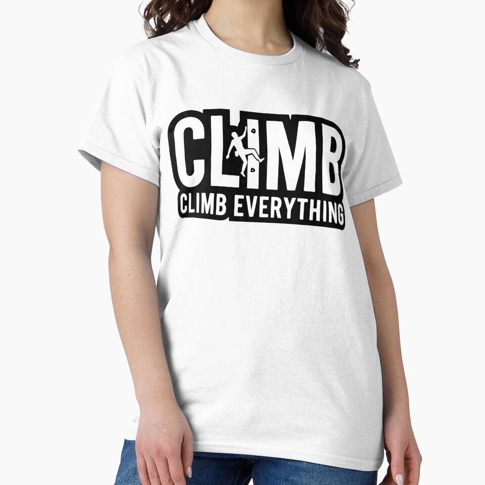Climb Everything Rock Climbing Design by LuminOrb