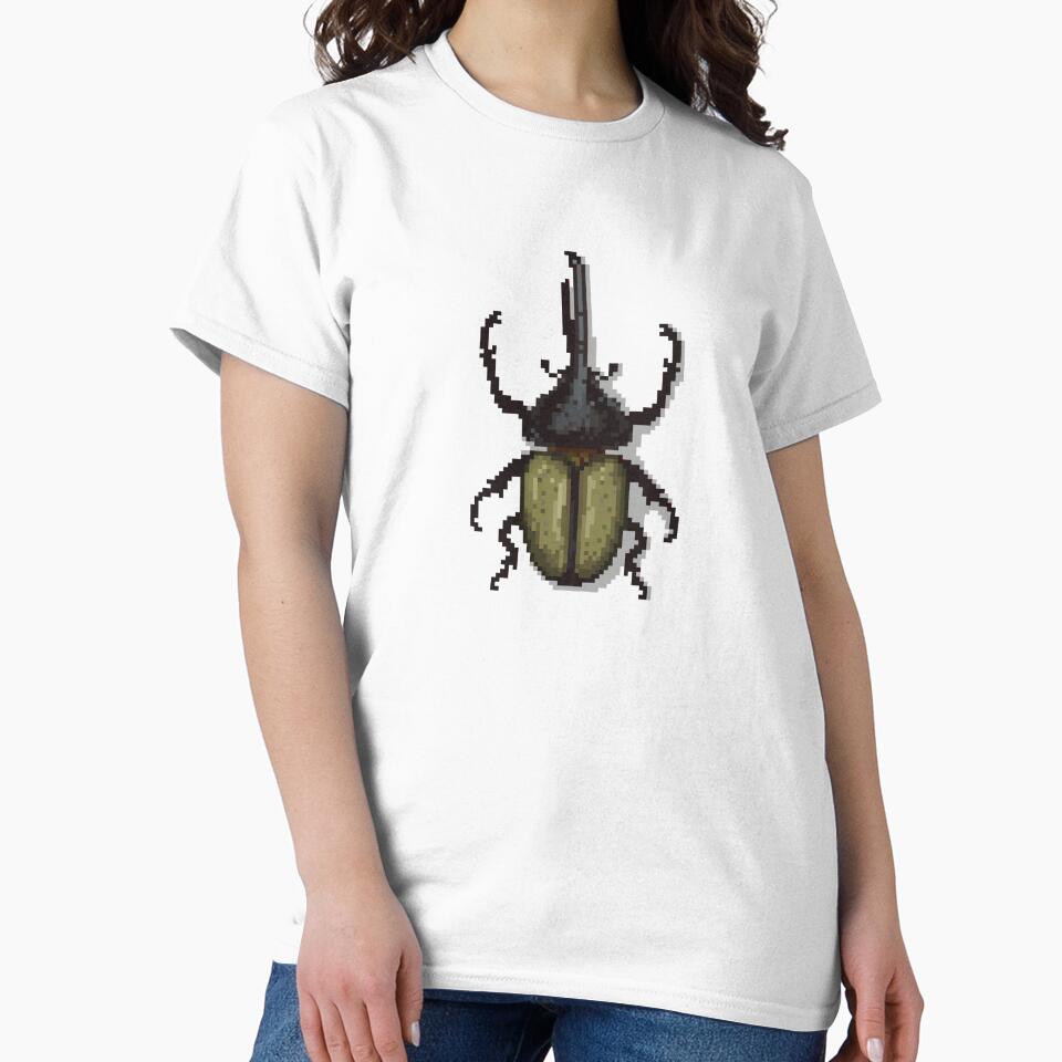 Pixel art beetle nº 43 by Kanistamps