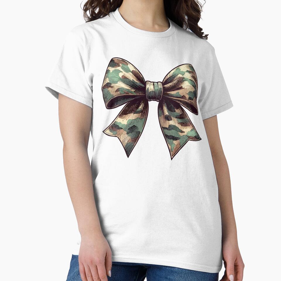 Coquette Camo Bow Hunting Women Cute Sketchy by TomFrontierArt