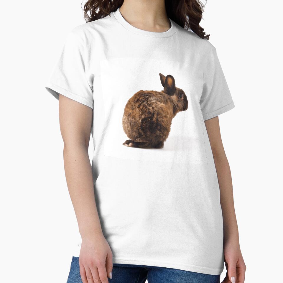 Rabbit looking over its shoulder by yeamanphoto