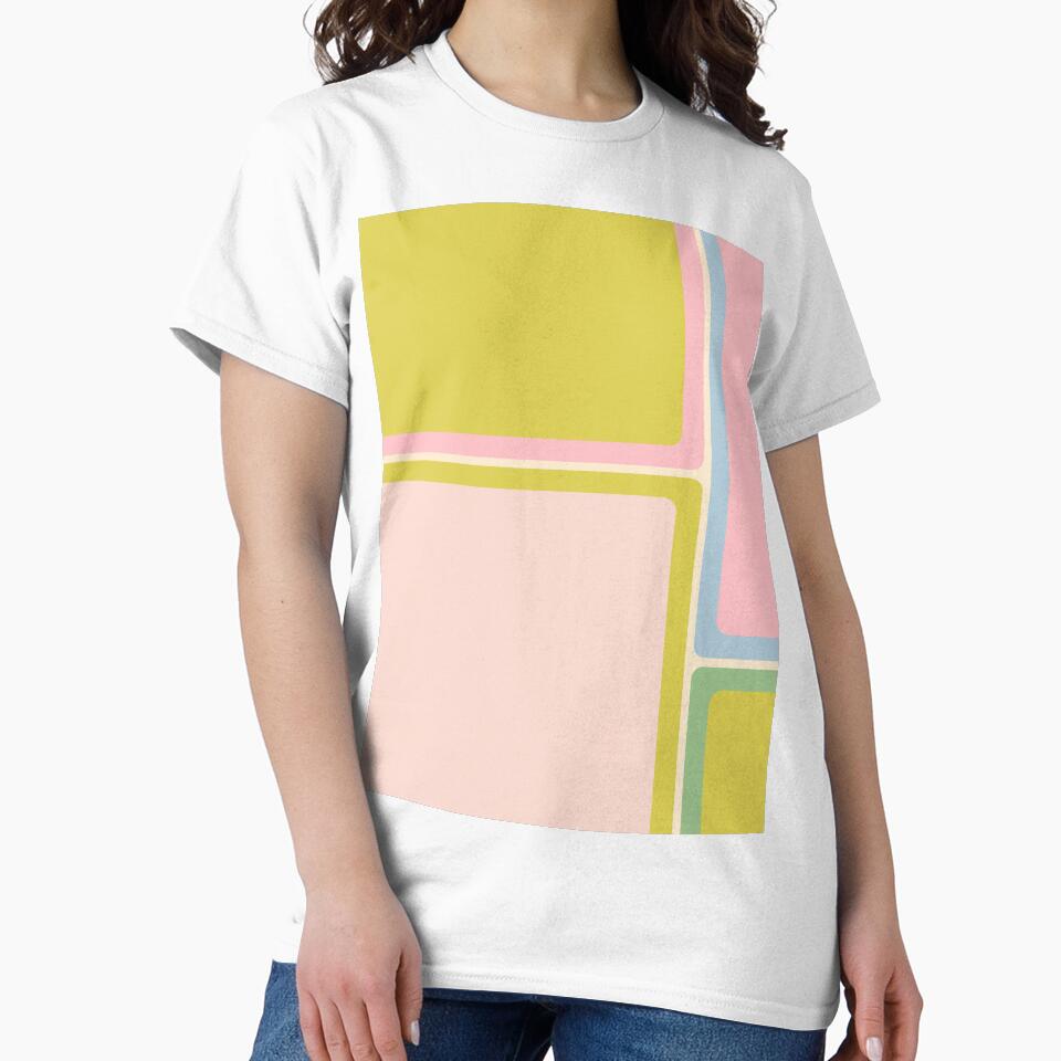 Minimal Geometrics Soft Pink Pastel Pattern by kierkegaard