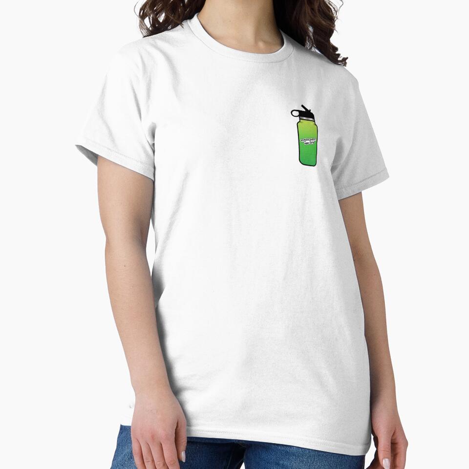 Emotional Support Water Bottle Green Ombré by ssmorrison21