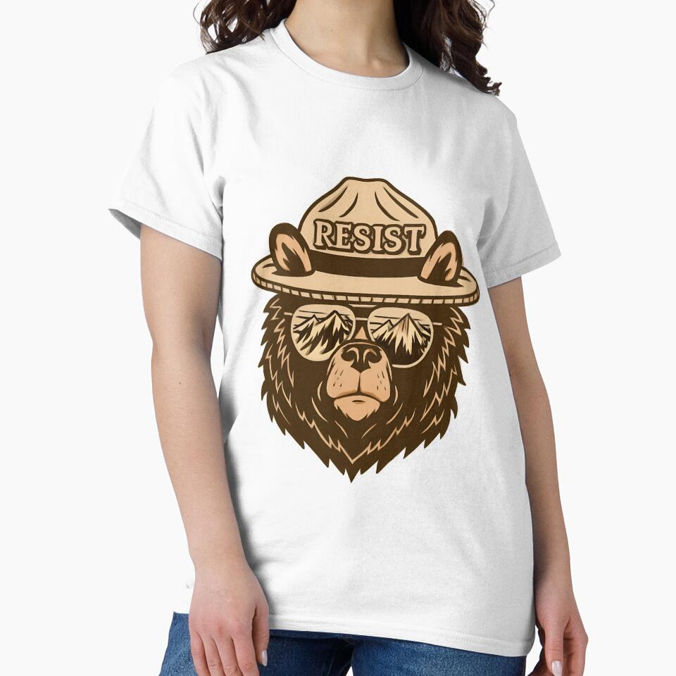 Resistance Protect our national parks - smokey the bear Resist foxtrot delta tango by SkeletonsDanger