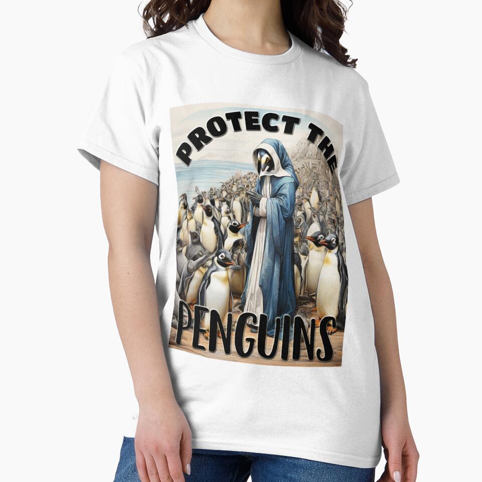 Protect the Penguins; Nuns; by StickerApe