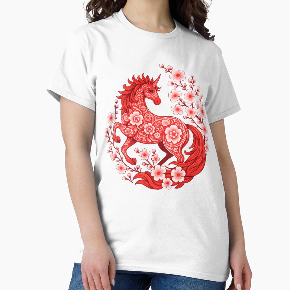 Chinese New Year Horse, Year of the Horse, Lunar New Year Horse by Masaw