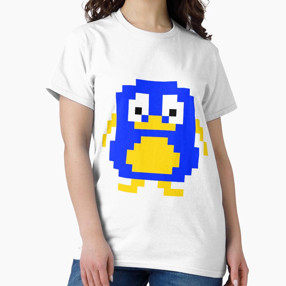 Pixellated Retro Penguin Sprite by RetroGameDev