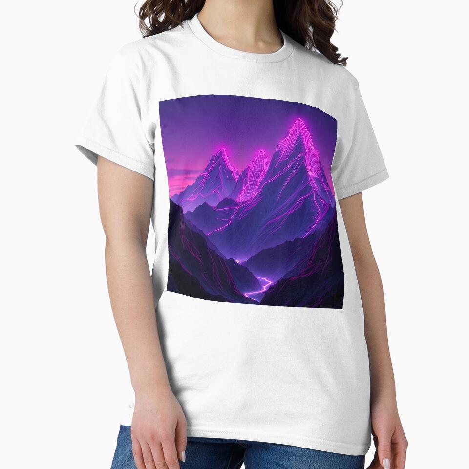 Neon Landscape by AlienButterfly