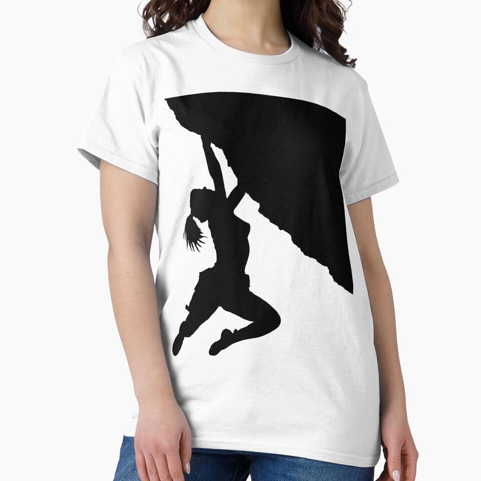girl bouldering silhouette by mindgoop