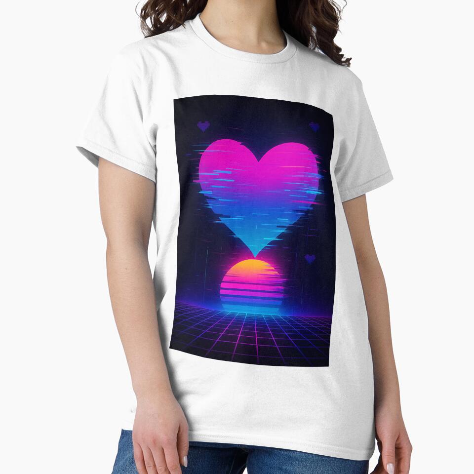 Cyber Sunset Vaporwave Retro 90s T-Shirt Hoodie Phone Case by Jackson2288
