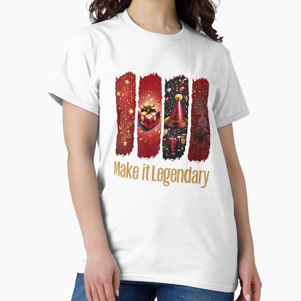 Make It Legendary – New Year 2026 Minimalist Quote by GoxyVision