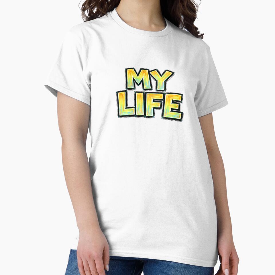 My Life – hand drawn, childlike typography by Mac Sketches