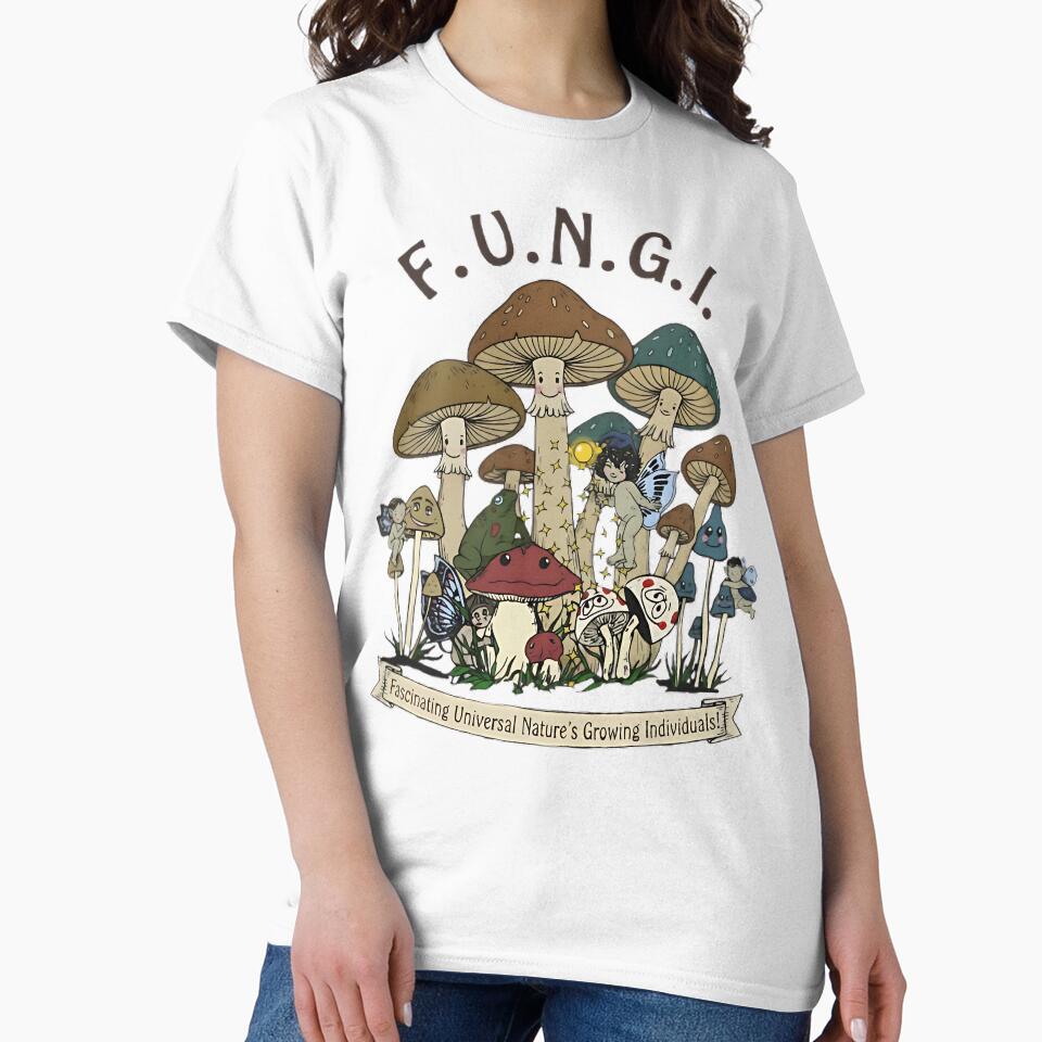 F.U.N.G.I. – Whimsical Mushrooms & Fairycore Nature Fantasy Design by JohnCookaaa