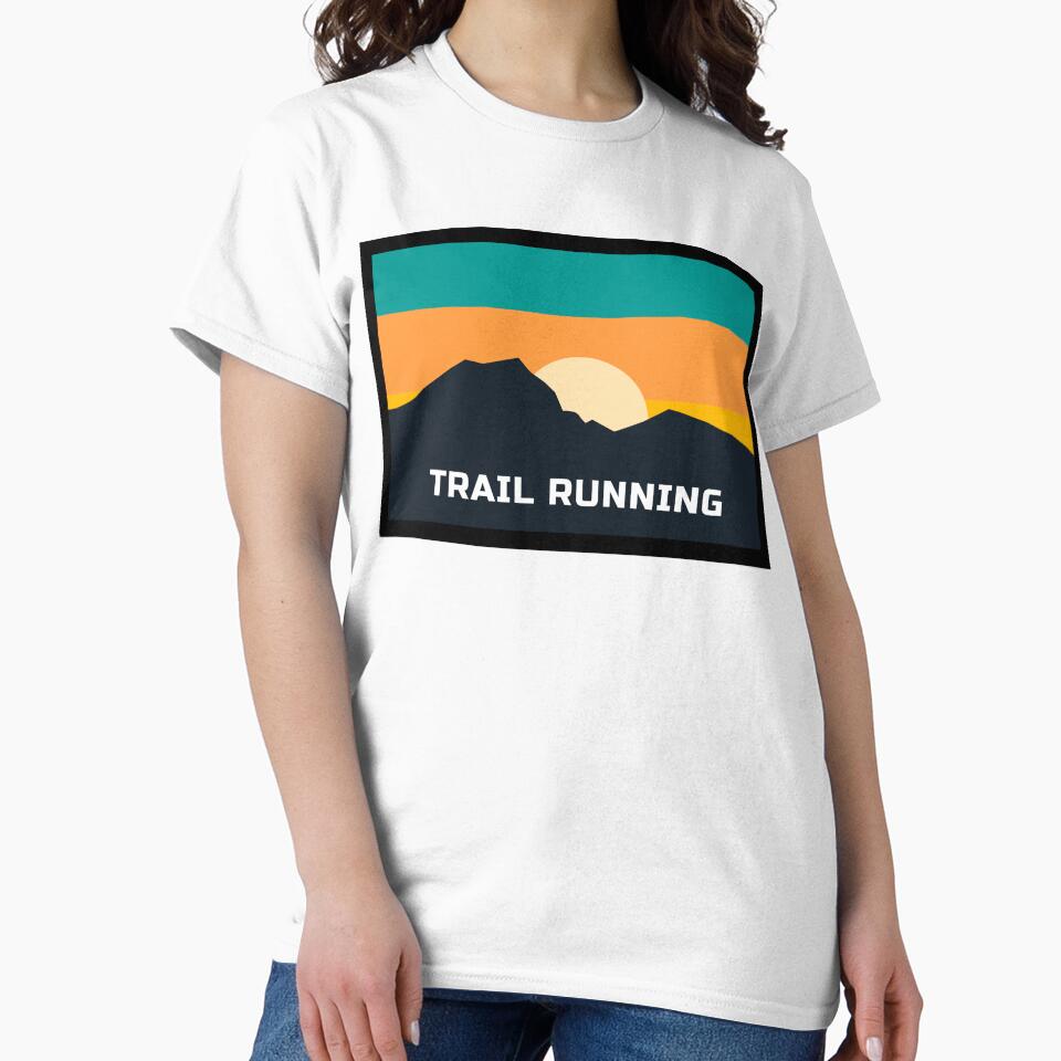 Teal Trail Running by Terra Track Art