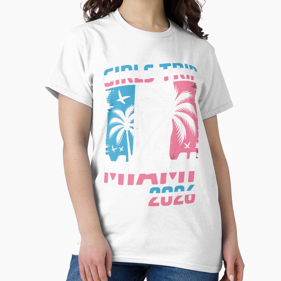 Girls Trip Miami 2026 Pink Blue by RogueDroid
