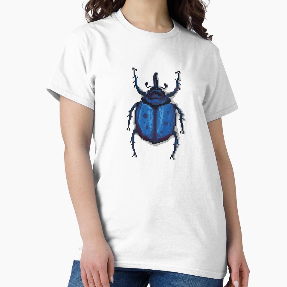 Pixel art beetle nº 52 by Kanistamps