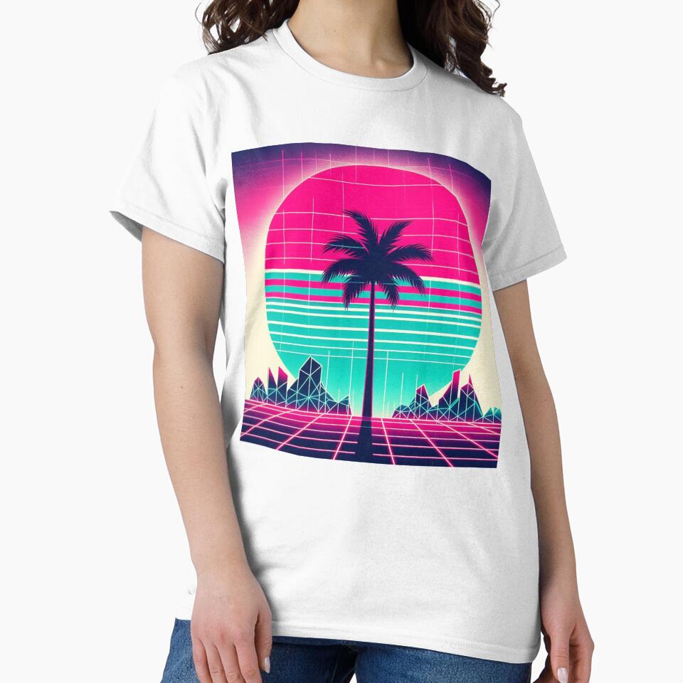 Synthwave Sunset – Retro Palm Dreamscape by Dogandesighn