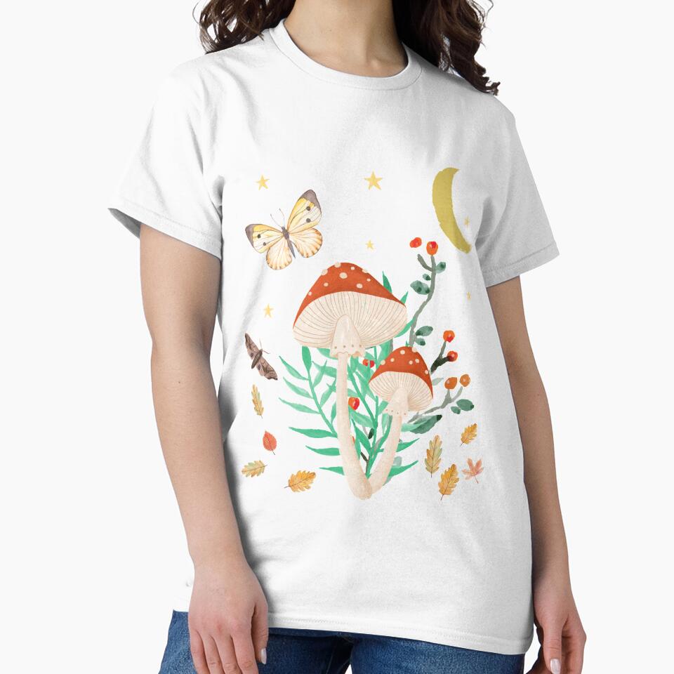 Cottagecore Mushroom Dark Aesthetic Goblincore Design by hausofvegas