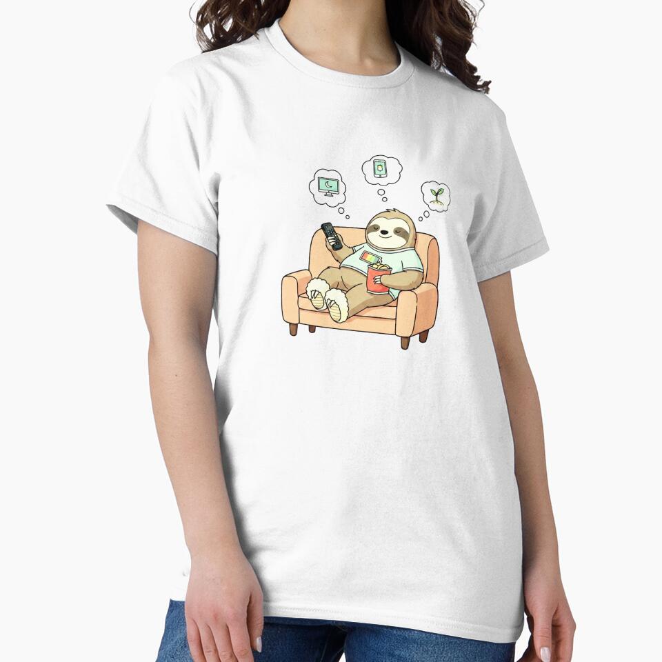 Cute Lazy Sloth Design by Print a dream