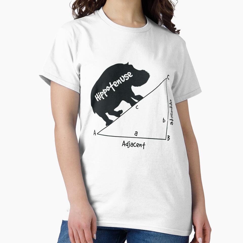 Funny Math Humor Hippotenuse Hypotenuse Funny math by shop43