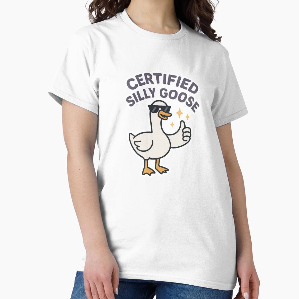 Certified Silly Goose Sticker by CowysCreations