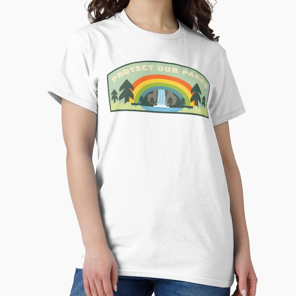 Protect Our Parks Rainbow by krystalRomanart