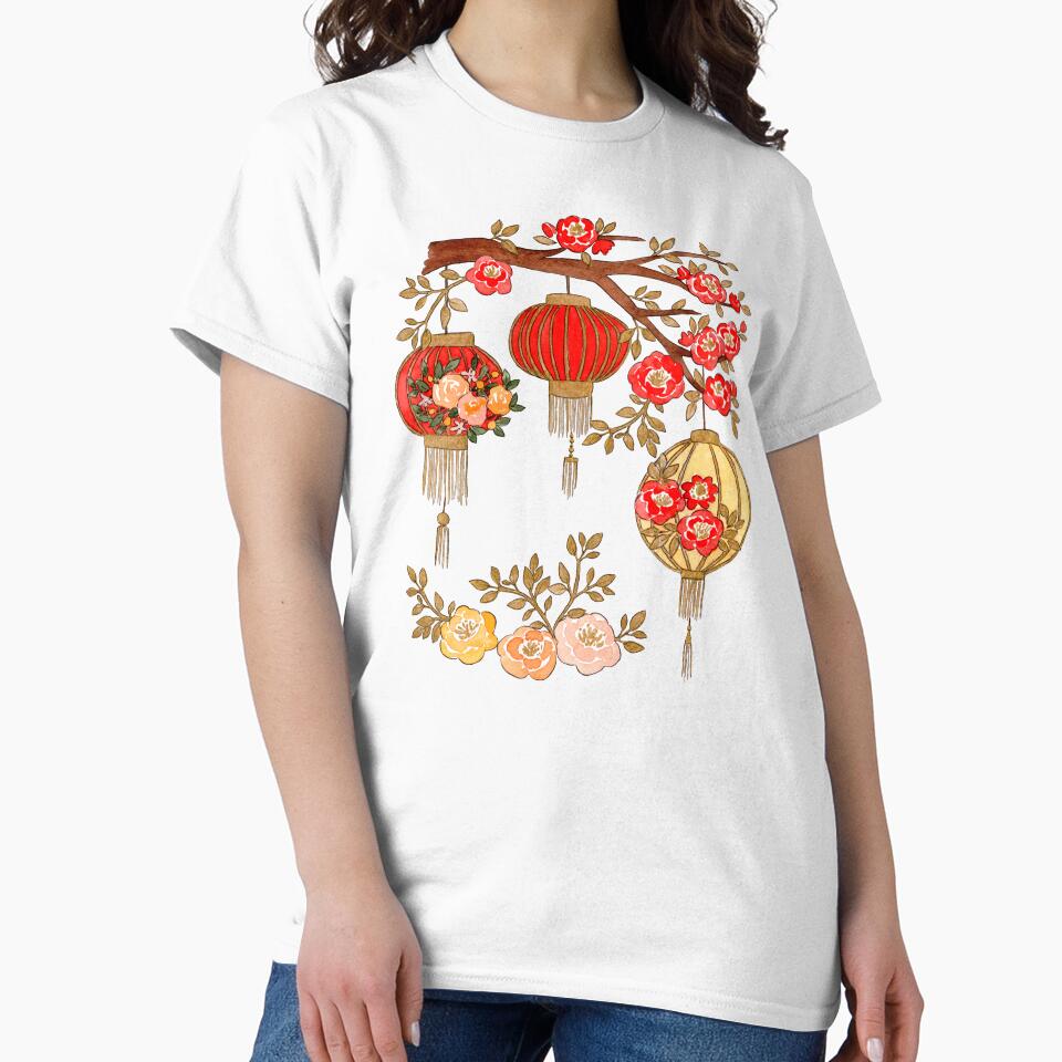 Chinese New Year Design in Watercolor by andrebalest.art
