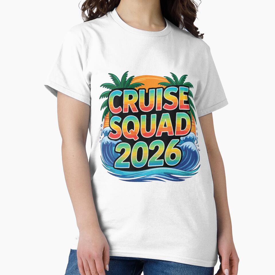 Cruise Squad 2026 Family Vacation Matching Group Trip Summer Cruise Design by kiralynstration