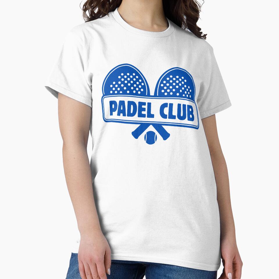 Padel Club Logo, Crossed Padel Rackets & Ball Sports Design by Rocklights