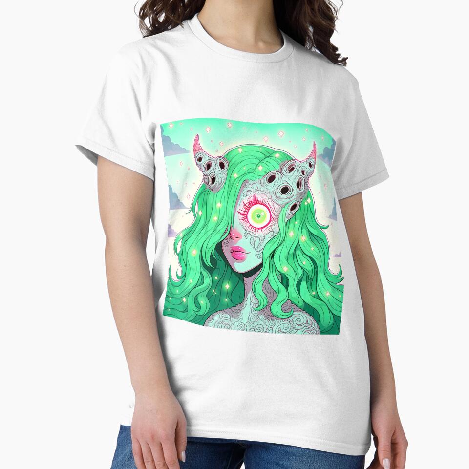 Cool Weird Alien Anime Girl by bubblegoth