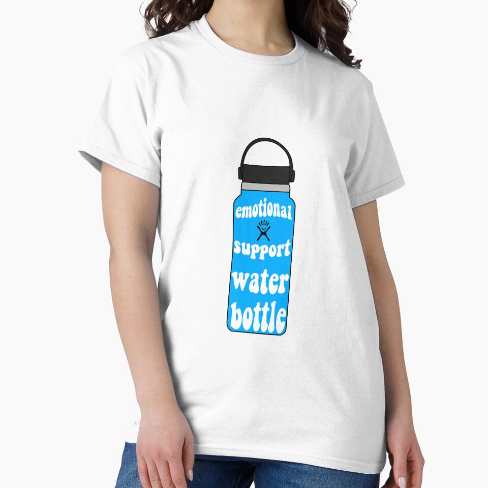 emotional support water bottle hyrdroflask by lilystickers65