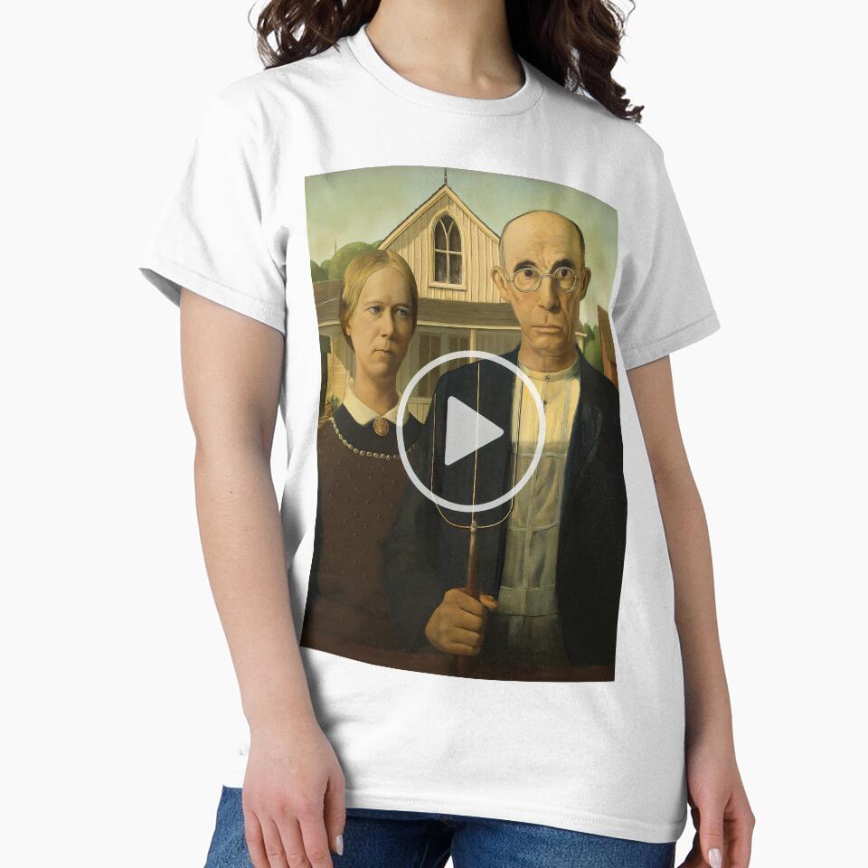 American Gothic Glitched – Art Meets Meme Culture by ShineEyePirate