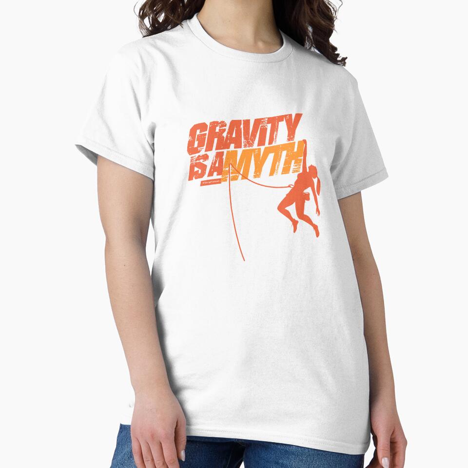 Gravity is a myth (the climbing girl) by Yaroslav Pronyuk
