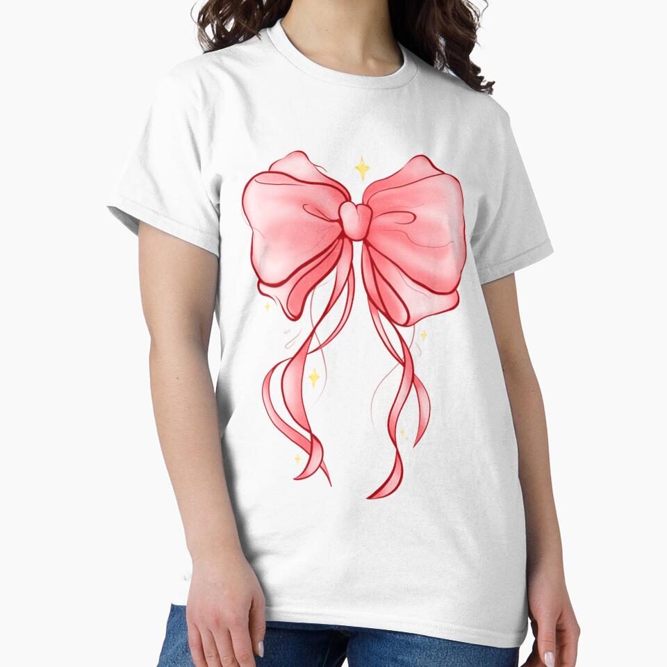Kawaii Baby Red Bow Sticker Cute Aesthetic by MissLucyArt