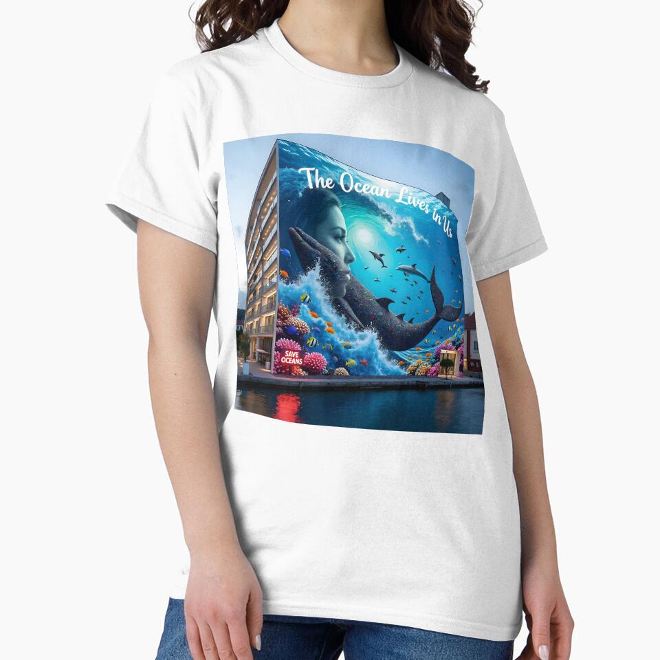 The Ocean Lives in Us: World Oceans Day Surreal Art by Creative-RE