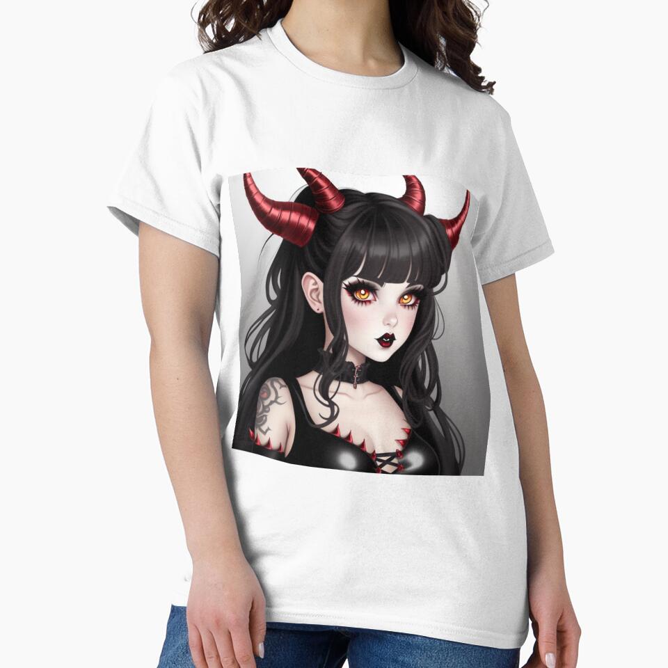 Goth Girl Cute Artwork 5 by GothShop