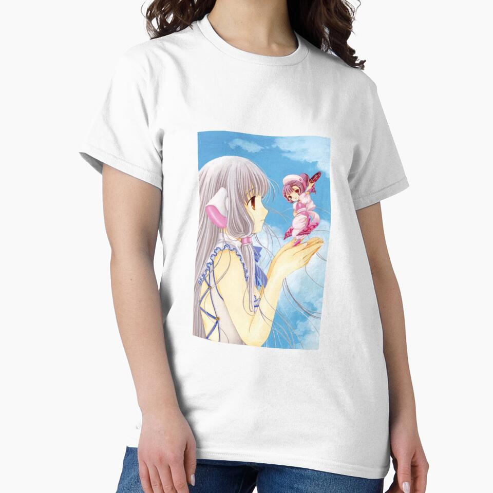 Gentle Sky Girl & Tiny Fairy Companion – Pastel Fantasy Anime Art by bunnyreeaa