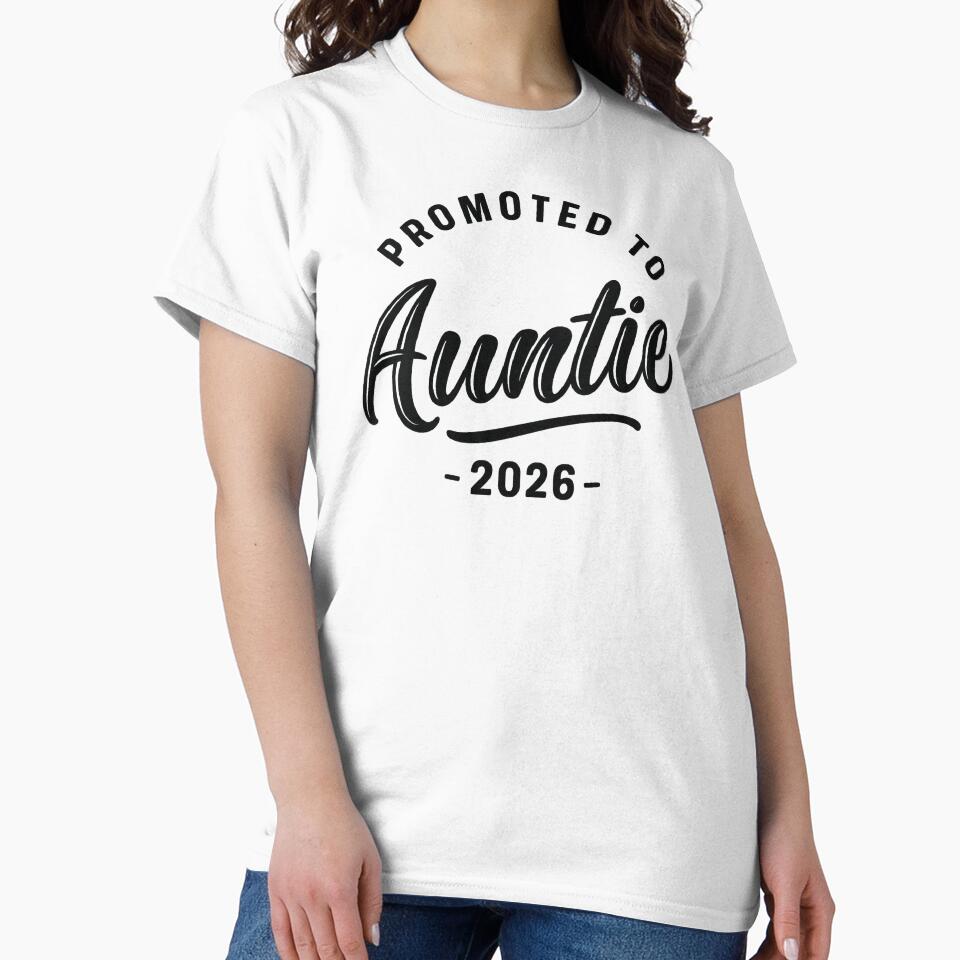 Promoted To Auntie 2026,New Auntie by CloudyPress