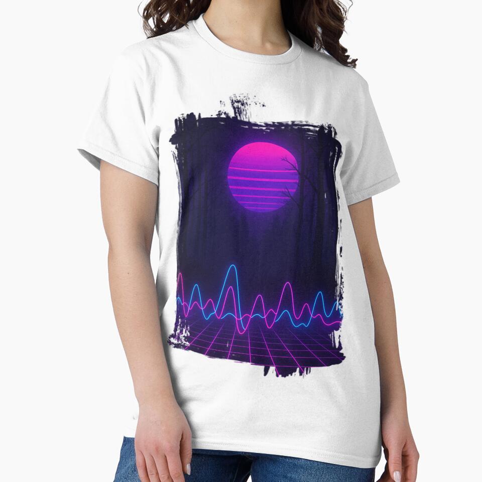 Dark Forest in Synthwave by wearprintgrapix